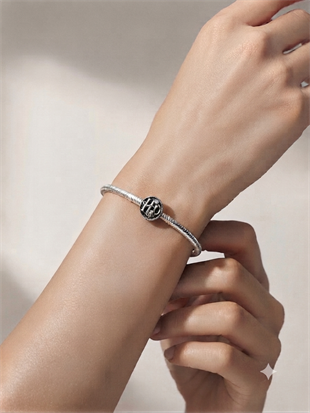 Kadın Gümüş Bileklik Uyumlu Harry Potter Model Charm