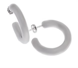 Kadın Halka Model Gümüş Küpe 