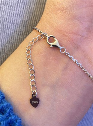 Kadın Hayat Ağacı Model Gümüş Bileklik