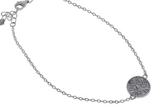 Kadın Hayat Ağacı Model Gümüş Bileklik