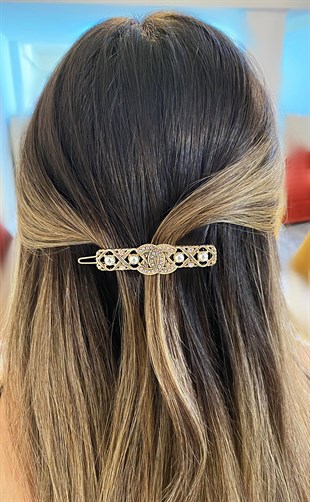 Kadın İnci Detay Çelik Toka