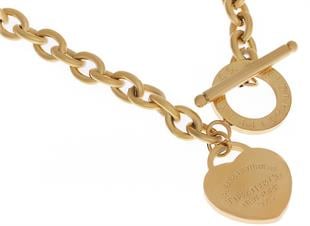 Kadın Kalp Model Çelik Kolye