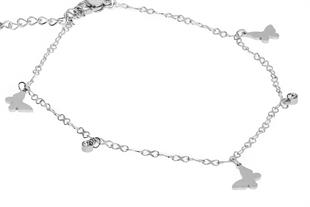 Kadın Kelebekler Model Çelik Halhal