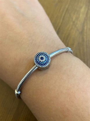 Kadın Nazar Boncuğu Model Gümüş Charm 