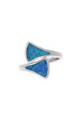 Kadın Opal Taş Gümüş Yüzük
