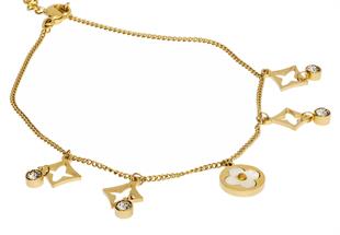 Kadın Sallanan Çiçek ve Taş Model Çelik Halhal