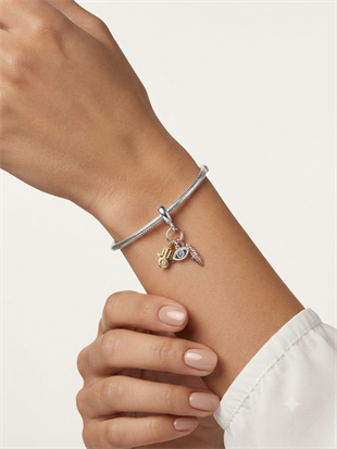 Kadın Şans Model Gümüş Charm 