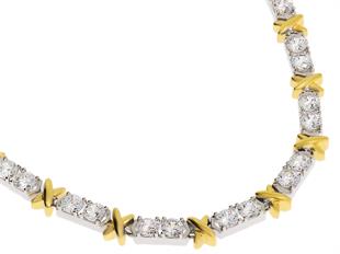 Kadın Sarı Renk Detay Şık Çelik Kolye