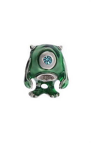 Kadın Sevimli Canavarlar Tek Gözlü Mike Model Gümüş Charm 