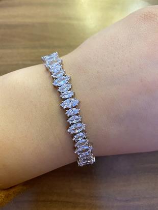 Kadın Şık Gümüş Bileklik