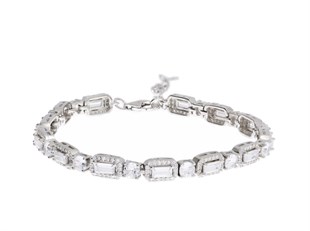 Kadın Şık ve Zarif Gümüş Bileklik