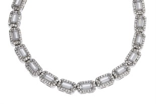 Kadın Sıra Taşlı Gümüş Bileklik