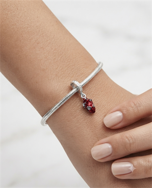 Kadın Spiderman Model Gümüş Charm
