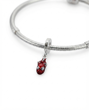 Kadın Spiderman Model Gümüş Charm