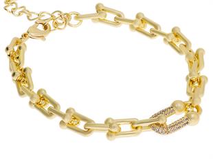 Kadın Taşlı Çelik Halka Detay Bileklik