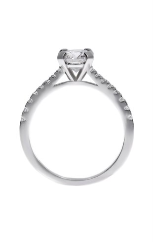 Kadın Tek Taş Gümüş Yüzük