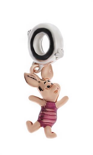 Kadın Winnie The Pooh Piglet Model Gümüş Charm
