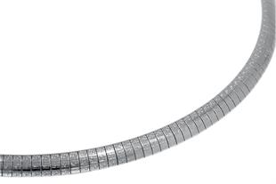 Kadın Yassı 6 mm Kalınlığında Çelik Kolye