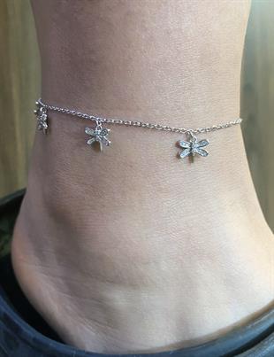 Kadın Yusufçuk Detay Gümüş Halhal