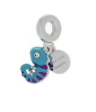 Renk Değiştiren Bukalemun Model Sallantılı Gümüş Charm