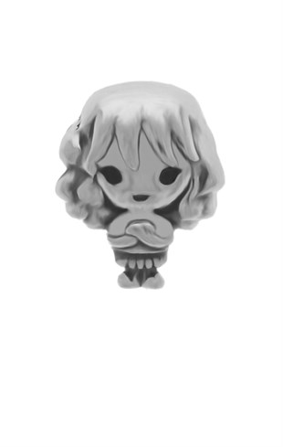 Sevgi Dolu Kız Çocuğu Gümüş Charm 