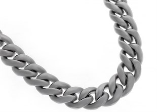 Unisex 10 mm Panzer Çelik Kolye