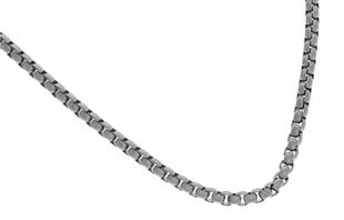 Unisex 2 mm Çelik Kolye