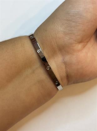 Unisex Şans Model Çelik Bilezik 