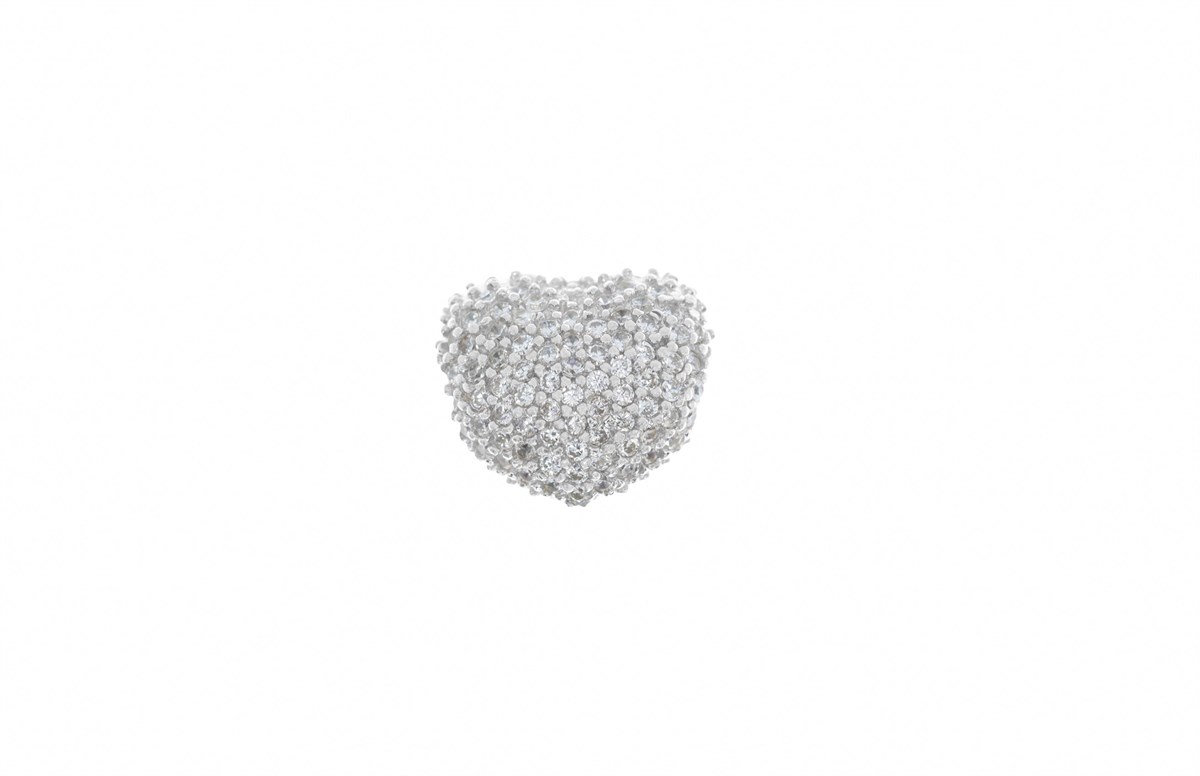 Bayan Gümüş Pandora Bileklik Uyumlu Kalp Model Klips Charm