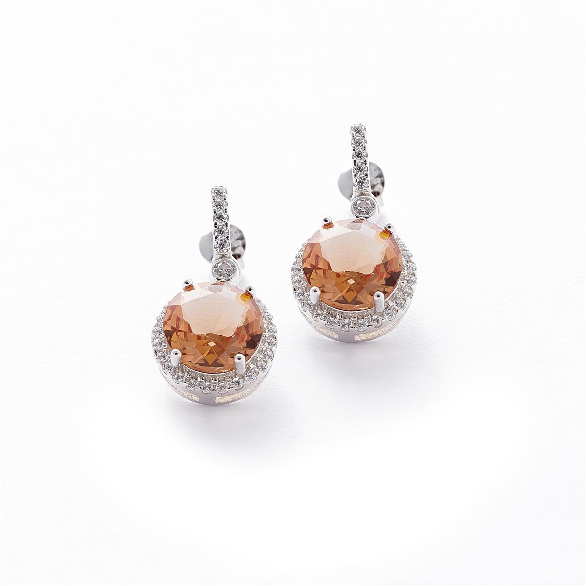 Bayan Zultanit Swarovski Taş Detay Küpe