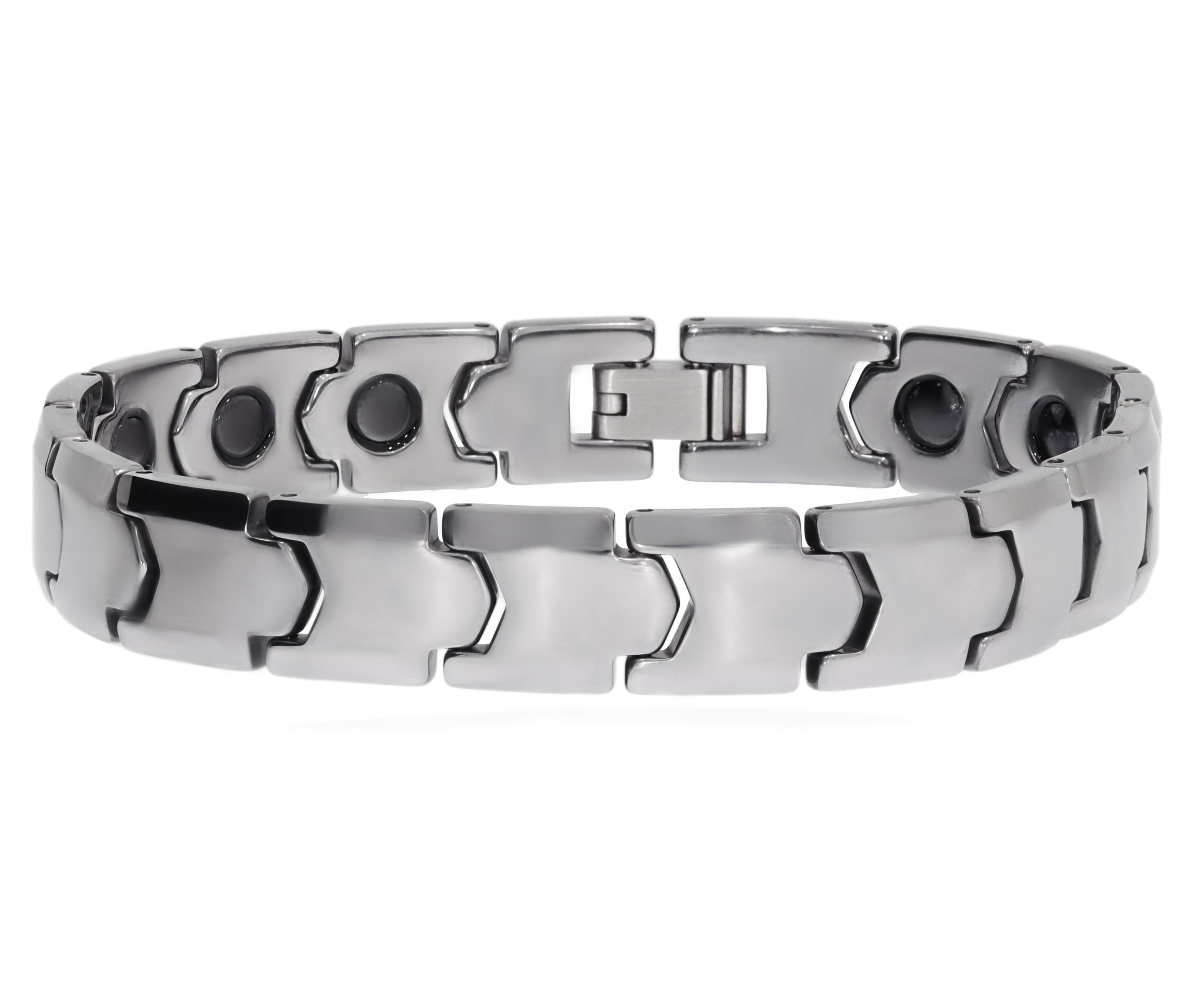 Erkek Silver Renk Tungsten Bileklik