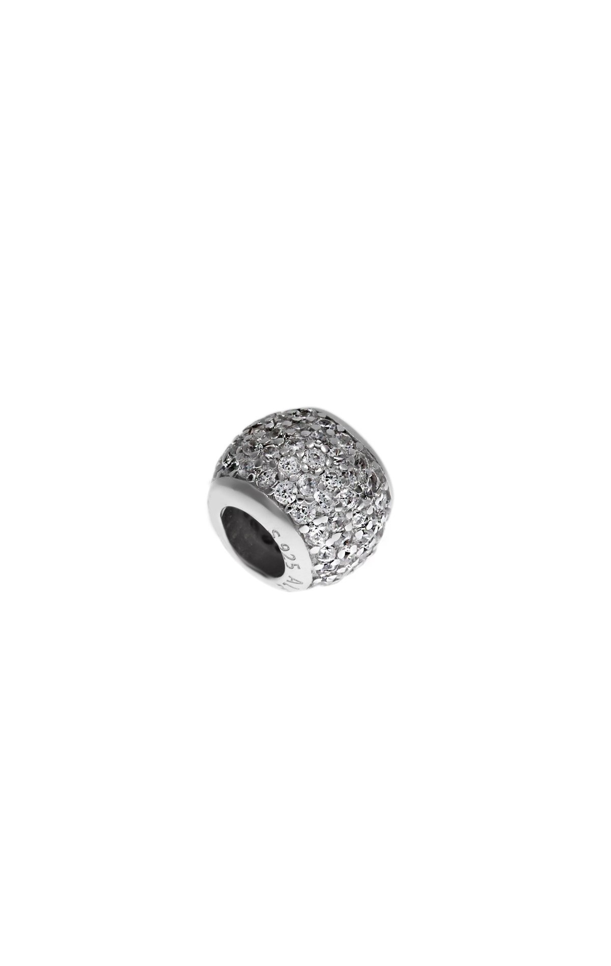 Gümüş Zirkon Taşlı Charm