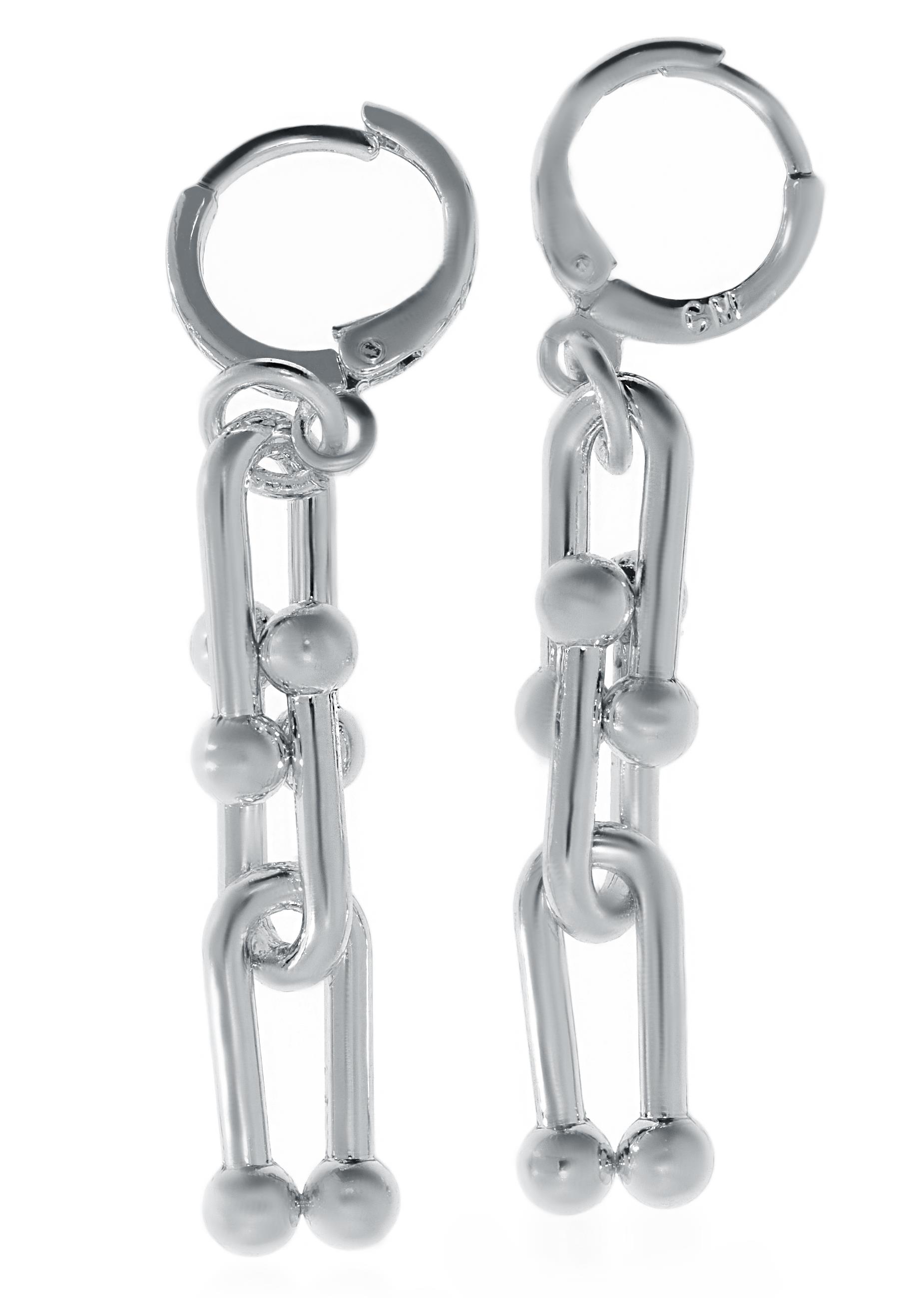 Kadın Çelik Halka Detay Küpe