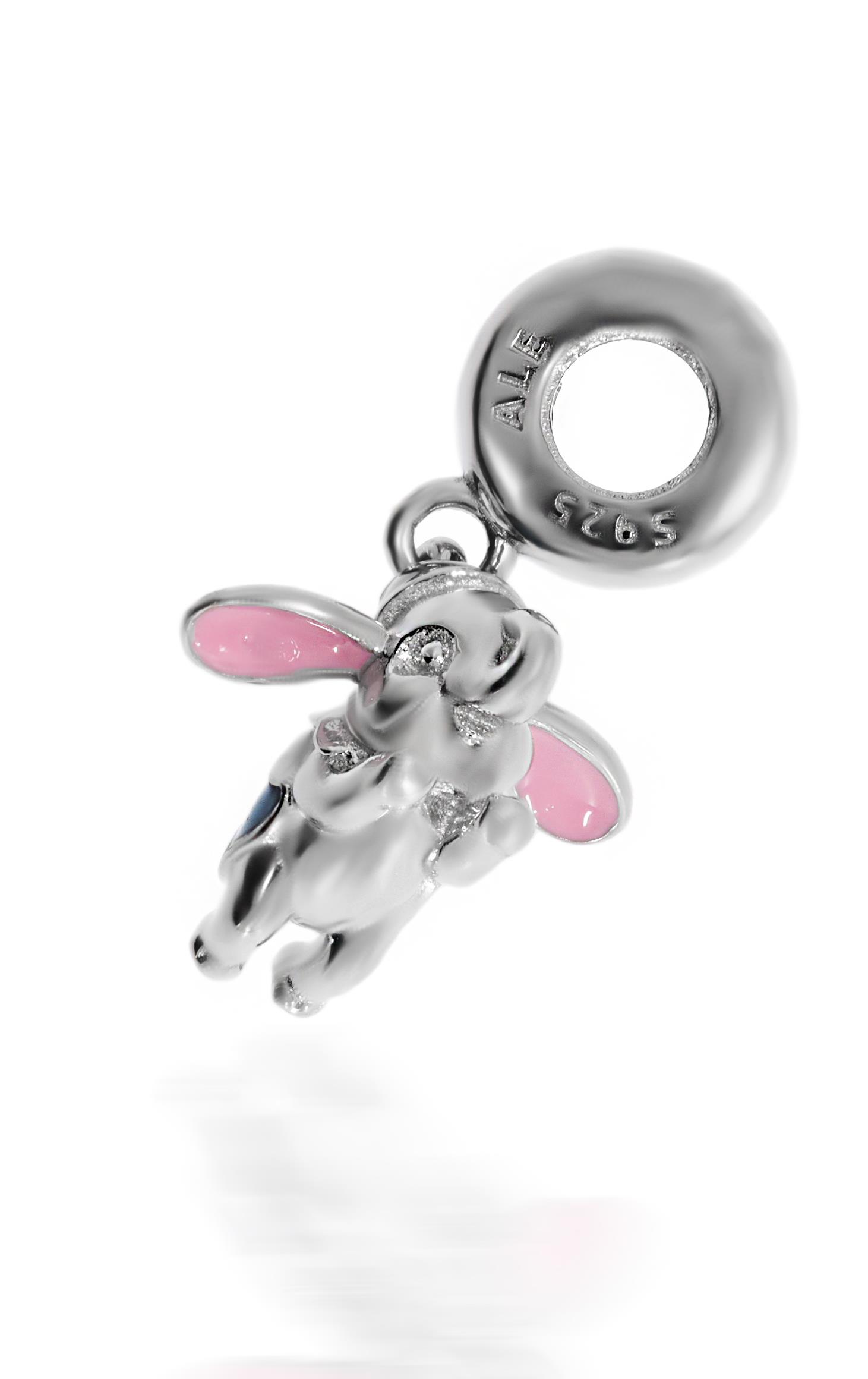 Kadın Dumbo Çizgi Film Karakteri Model Gümüş Charm
