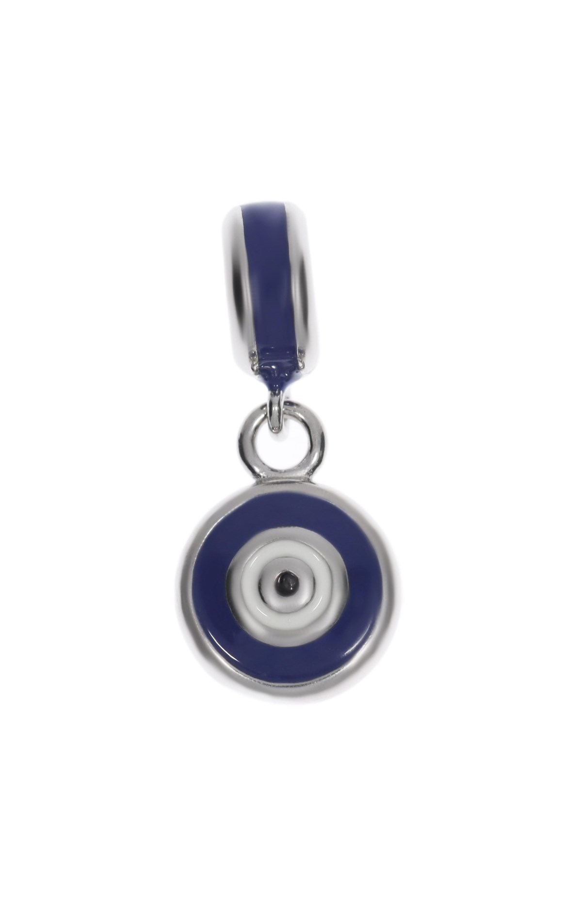 Kadın Gümüş Nazar Boncuk Model Charm