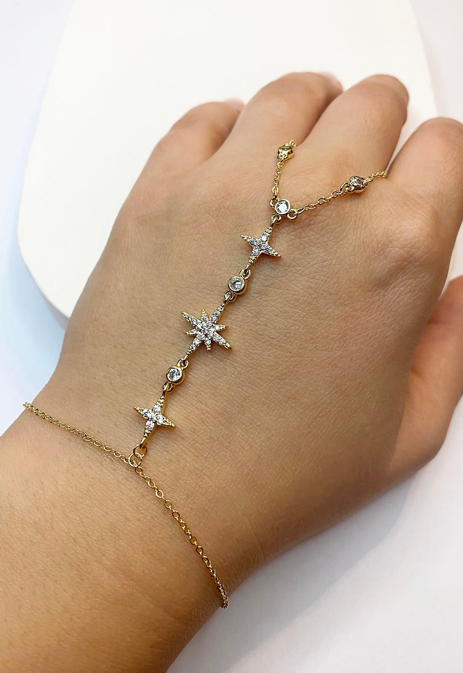 Kadın Kuzey Yıldızı Model Taşlı Çelik Şahmeran