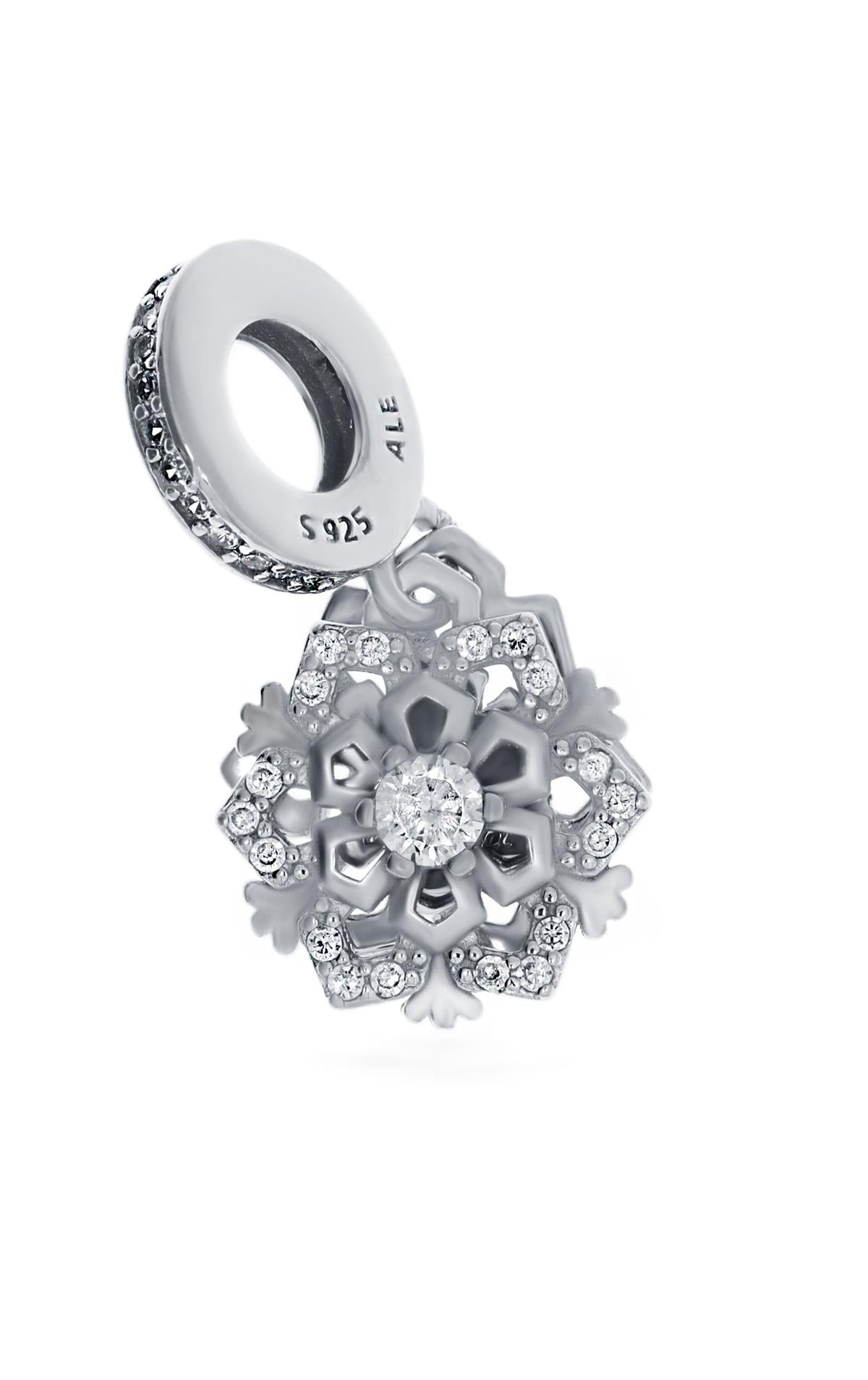 Kadın 'Sen Özel Birisin' Yazılı Çiçek Model Gümüş Charm