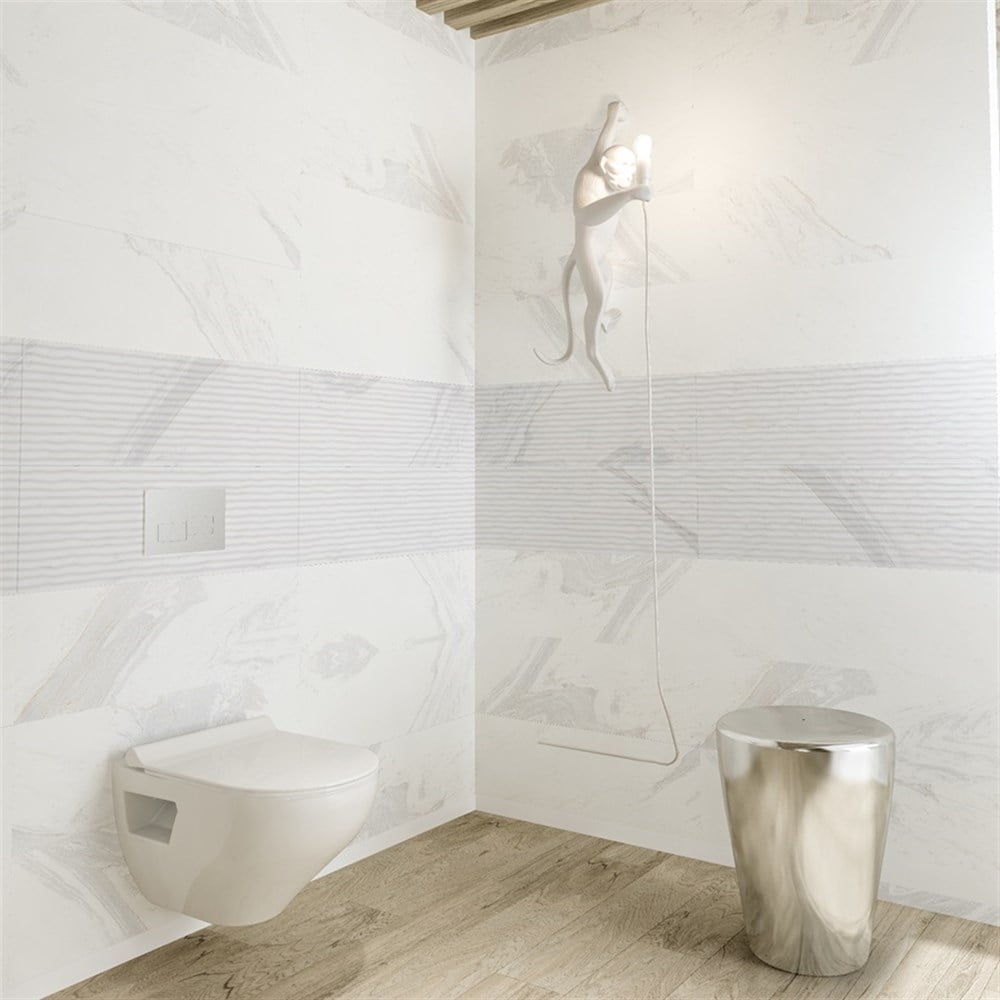 Bien 30x90 Nuvola Beyaz Dekofon Duvar Seramiği (1 kutu=1.08 m² fiyatı)