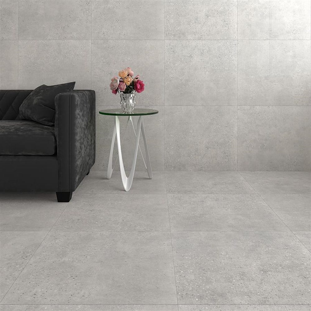 Bien 60x120 Cemento Silver Yer ve Duvar Seramiği (1 kutu=1.44 m2 fiyatı)