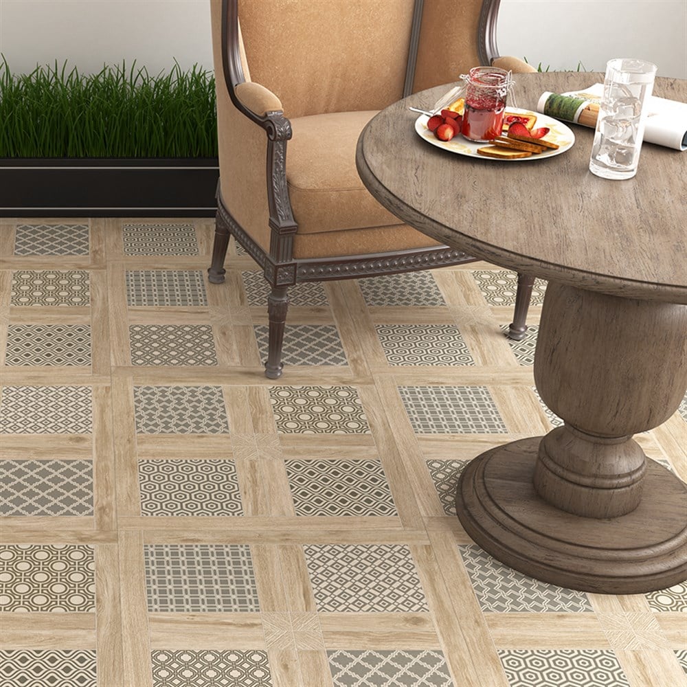 Bien Geowood 61x61 cm Yer ve Duvar Seramiği (1 kutu=1.49 m² fiyatı)