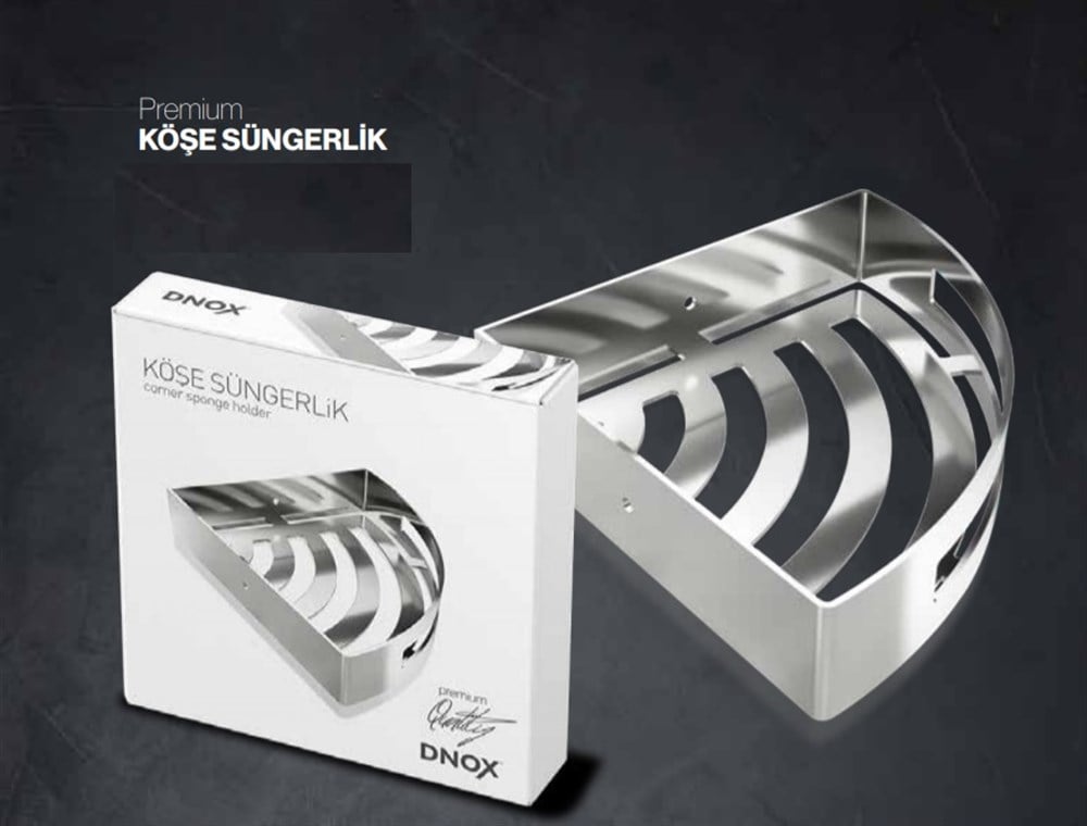 Dnox Paslanmaz Köşe Şampuanlık Tekli 