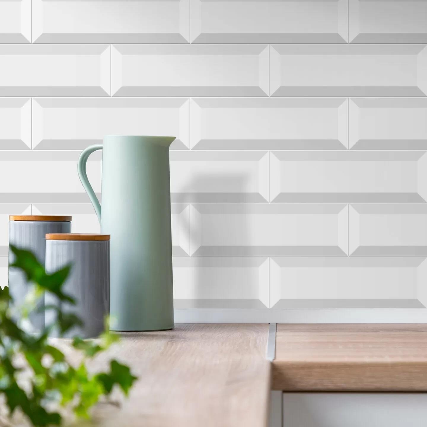 Ege Seramik 10x30 Metro Beyaz 2.Kalite