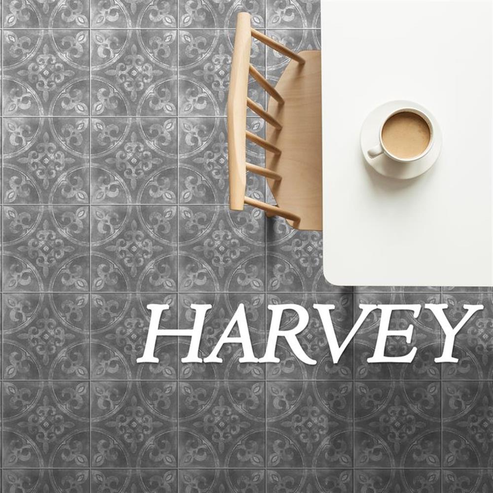 Ege Seramik 33X33 Harvey Antrasit Mat
