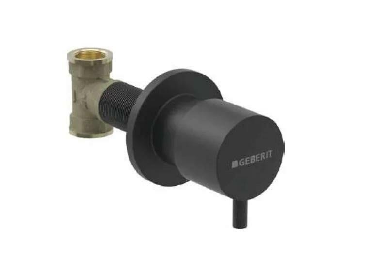 Geberit Ankastre Stop Valf Mat Siyah 616.004.14.1