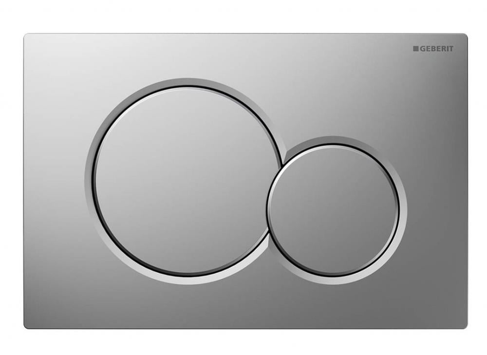 Geberit Sigma01 Kumanda Kapağı Çift Basmalı Mat Krom 115.770.46.5