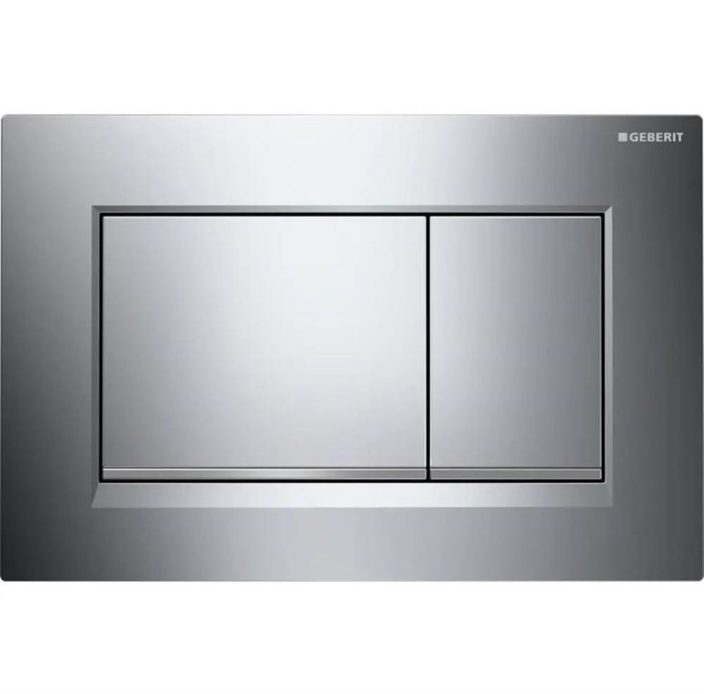 Geberit Sigma30 Kumanda Kapağı Çift Basmalı Parlak Mat Parlak Krom 115.883.KH.1