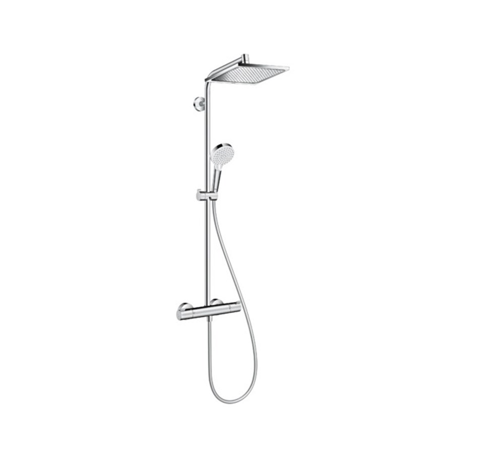 Hansgrohe Crometta E Duş Kolonu 240 1 Jet, Termostat ile