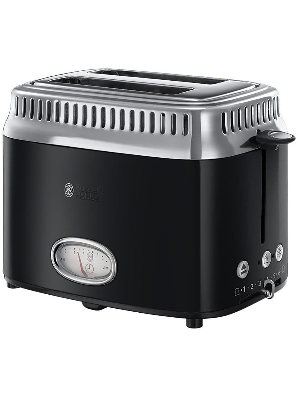 Russell Hobbs 21681-56/RH Retro Ekmek Kızartma Makinesi - Siyah