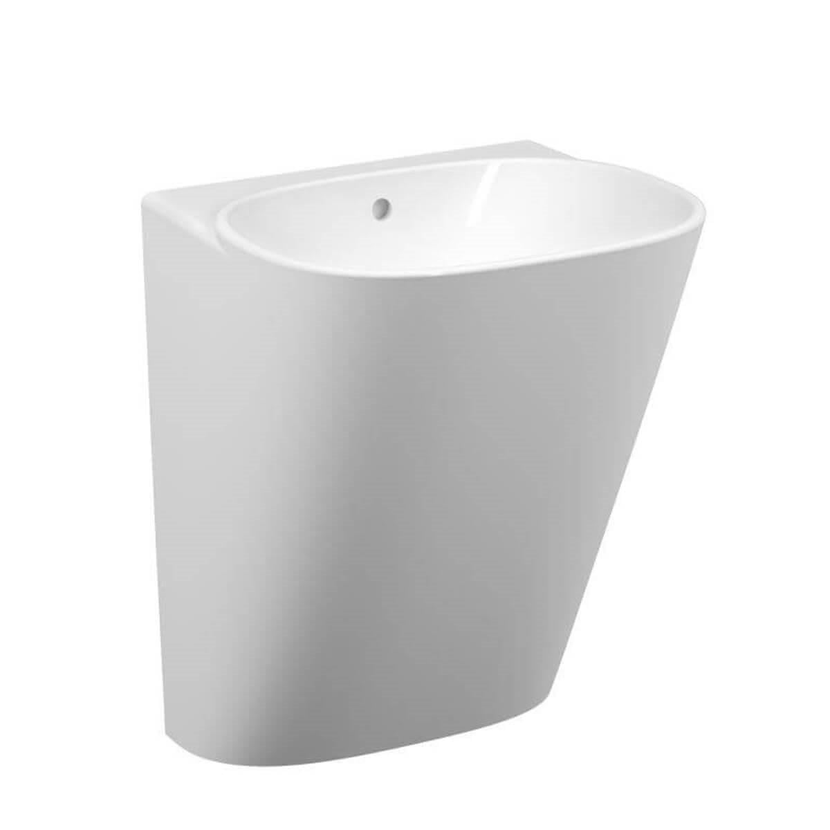 VitrA Frame Yarım Monoblok Lavabo, 50CM, Beyaz 5799b403-0012
