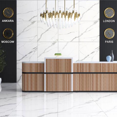 Bien 60x60 Statuario Goya Parlak Yer ve Duvar Seramiği